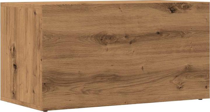 Actual product image vidaXL Aufbewahrungstruhe Artisan-Eiche 69,5x34x36 cm Holzwerkstoff (85.14 l)