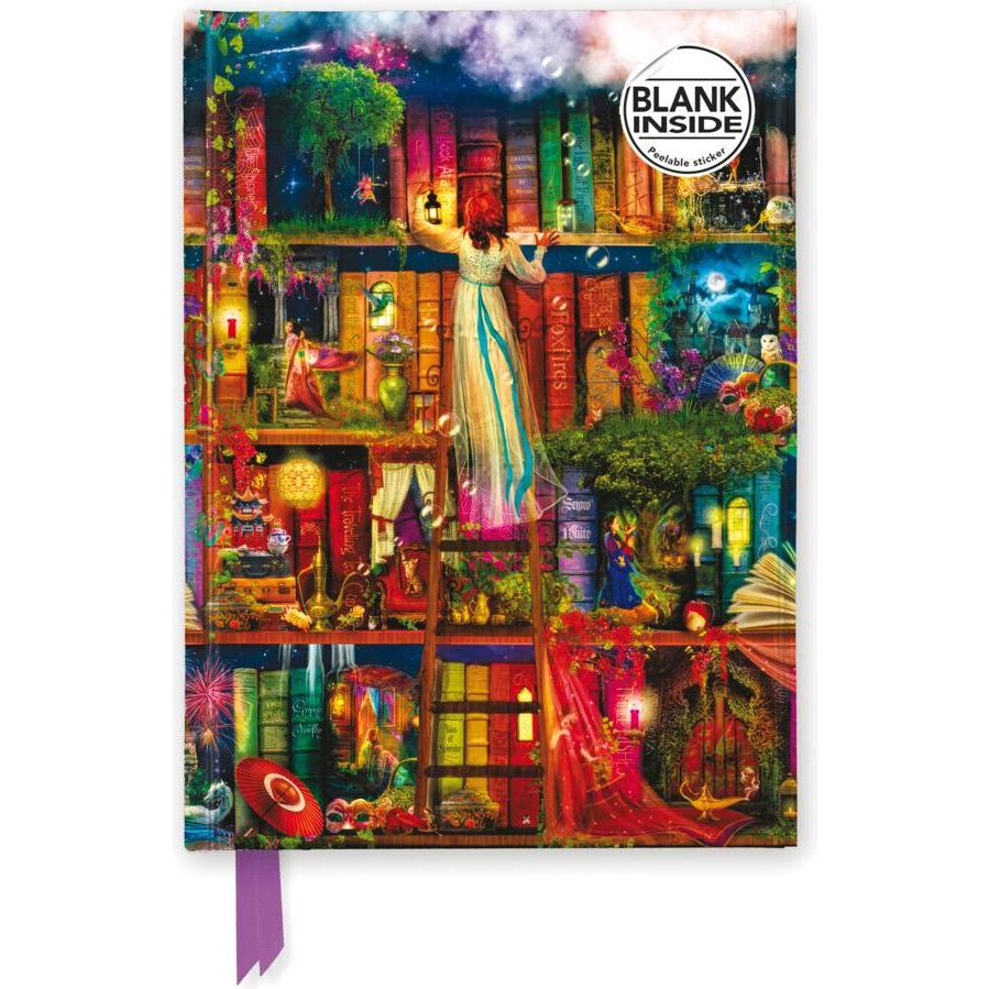 Aimee Stewart: Treasure Hunt Bookshelves (Foiled Blank Journal), Sachbücher von Brown Trout