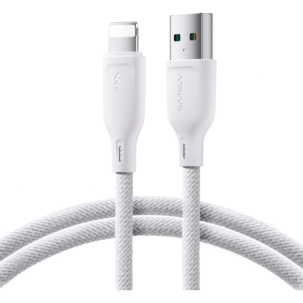 Joyroom Multi-Color Series SA34-AL3 USB-A / Lightning 3A-Kabel 1 m – weiss (1 m), USB Kabel