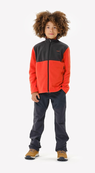 Actual product image Quechua Kids fleece jacket size 122-170 Hiking - MH500 Zip TW (12, 13, 14)