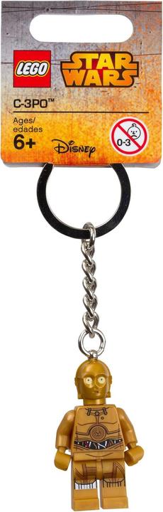 Actual product image LEGO C-3PO keyring pendant