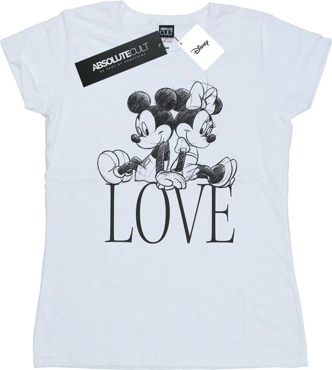 Immagine prodotto Disney Mickey And Minnie Mouse Love Maglietta Donna (L)