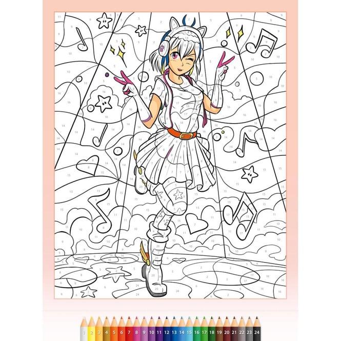 Immagine prodotto Dipingere con i numeri Manga