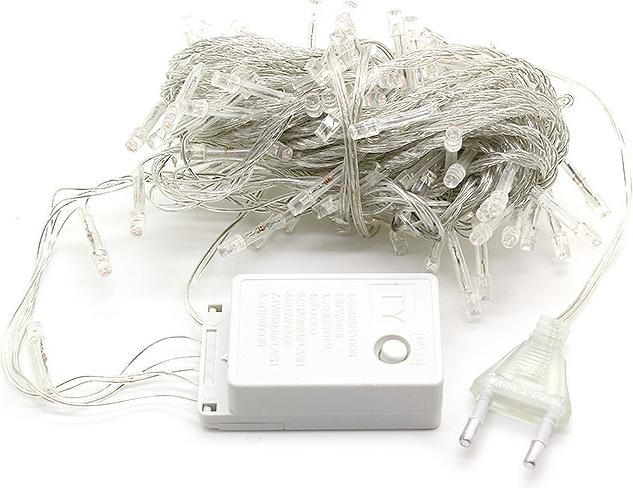 PhoneLook Guirlande lumineuse avec 100 LED blanc chaud Longueur 10 mètres Prise EU/CH (10 m)