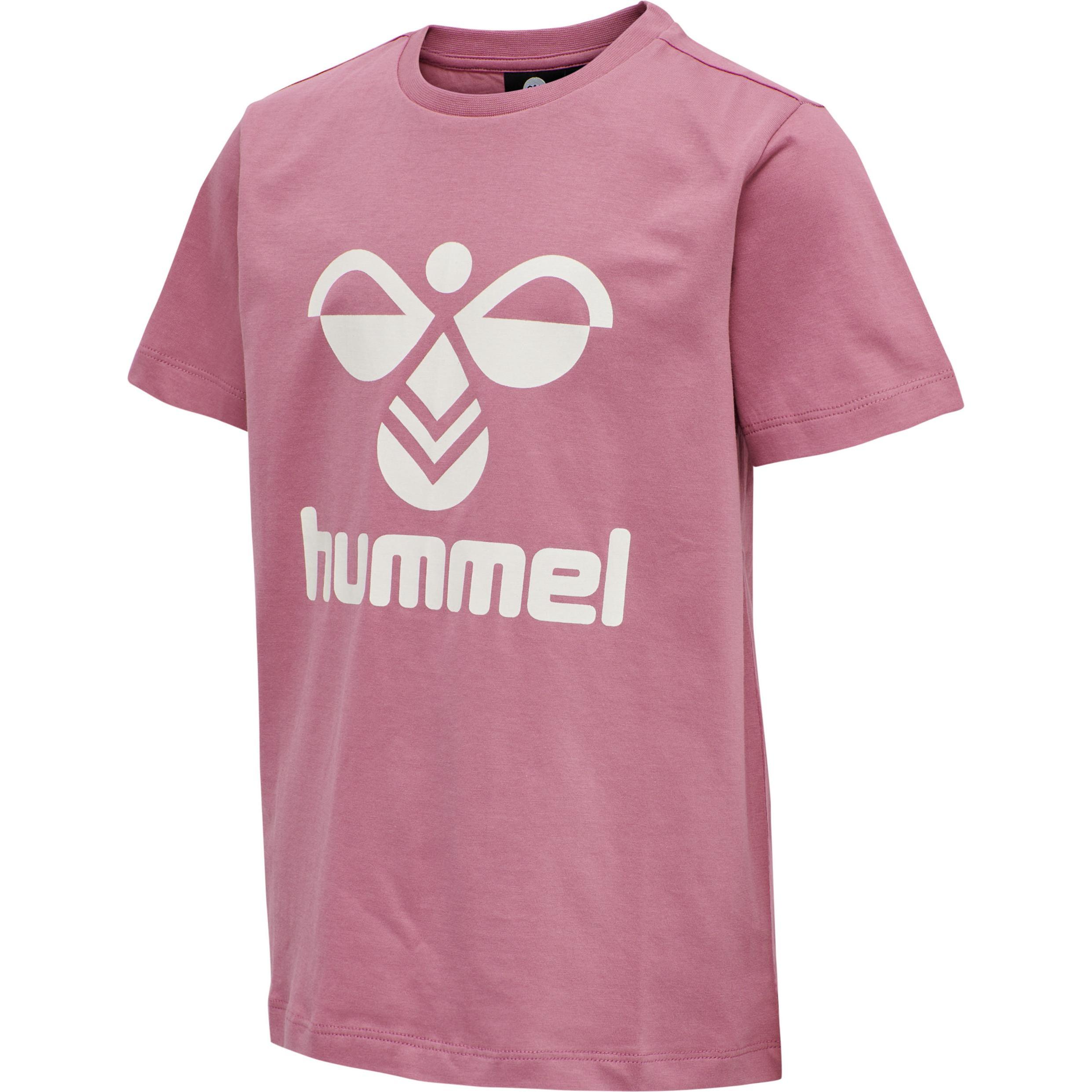 hummel, Mädchen, Sportshirt, Tres T-Shirt S/S (116), Pink, 116