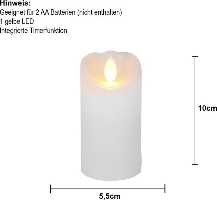Image du produit Star Trading Bougie pilier LED lumineuse (1 x)
