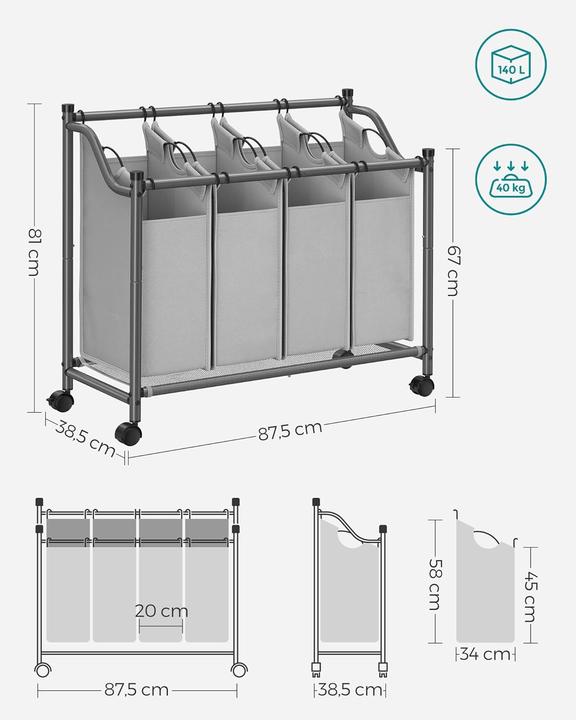 Produktbild Songmics Laundry Storage (120 l)