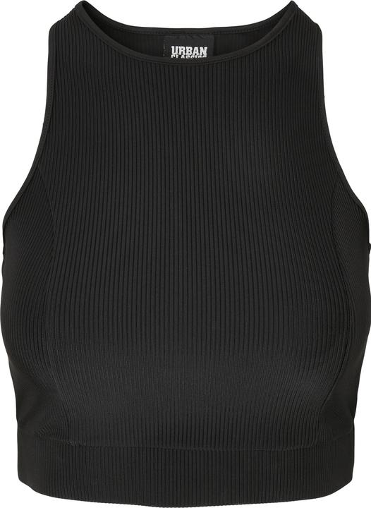 Produktbild Urban Classics Ladies Cropped Shiny Rib Top (Einzelpack, S)