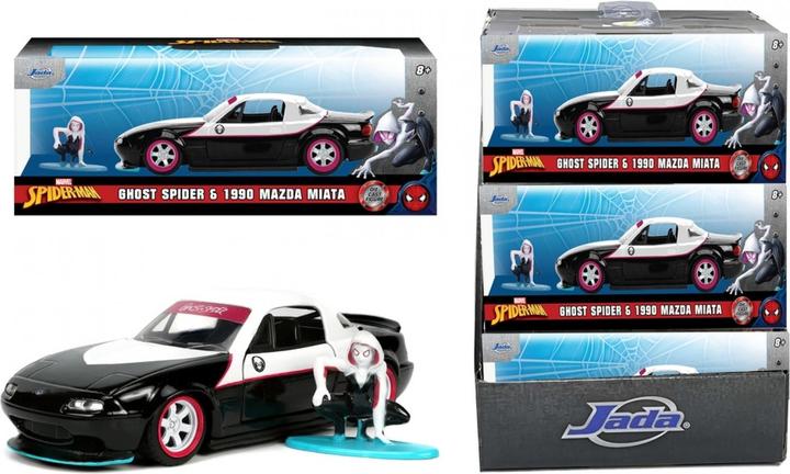 Produktbild Jada Marvel Ghost Spider 1990 Miata 1:32