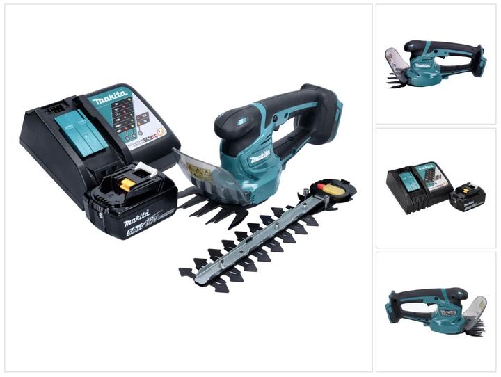 Produktbild Makita DUM 111 RTX Akku Grasschere Strauchschere 18 V + 1x Akku 5,0 Ah + Ladegerät (Akkubetrieb)