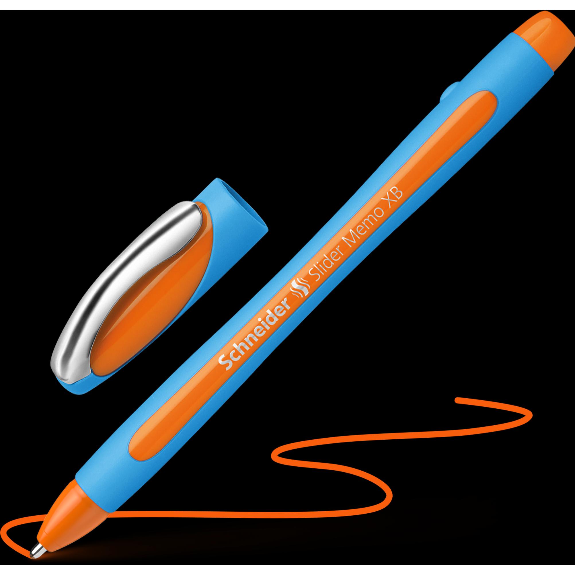 Thumbnail - Schneider, Schreibstifte, Kugelschreiber Slider Memo (Orange, Blau, 1 x)