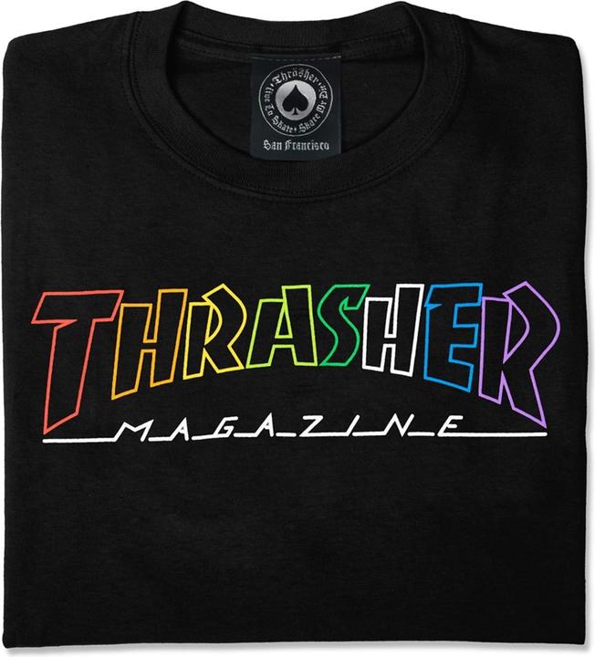 Immagine prodotto Thrasher Maglietta Rainbow Mag tratteggiata (S)