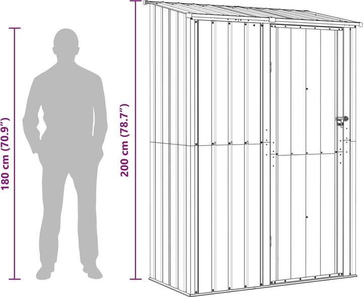 Produktbild vidaXL Garten Shed