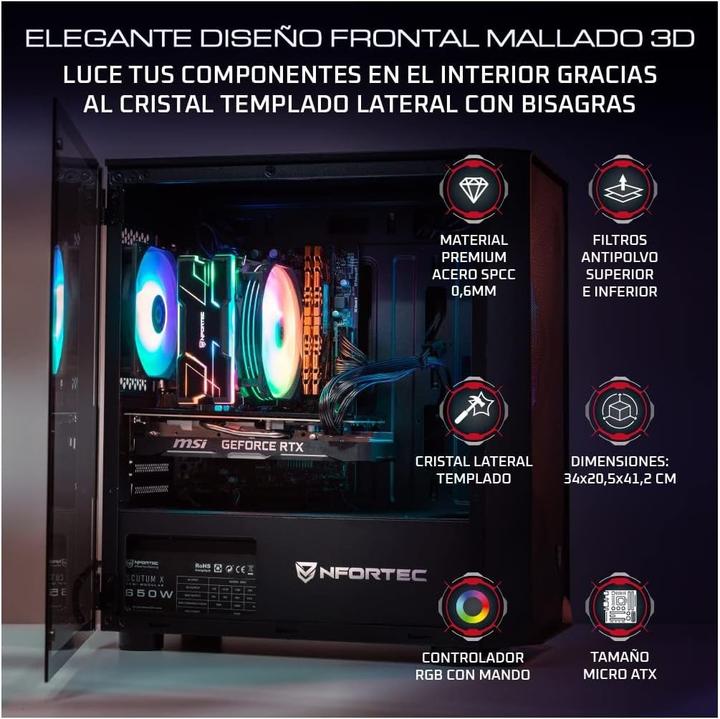 Productafbeelding Nfortec Box Ventilator NF-CS-DYS-B (ITX, mATX)