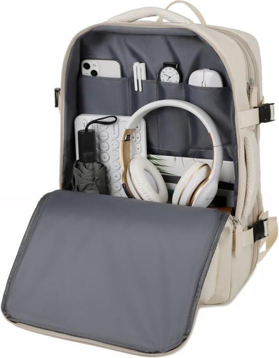 Actual product image Okade - S2304 Laptoprucksack 17.3” – USB, wasserabweisend, Business & Reise, Hellblau