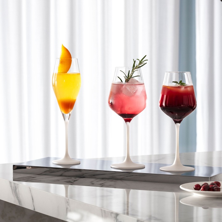 Image du produit Villeroy & Boch Verre à vin blanc, set de 4 pièces Manufacture Rock blanc (38 cl, 4 Verres, Verres à vin blanc)