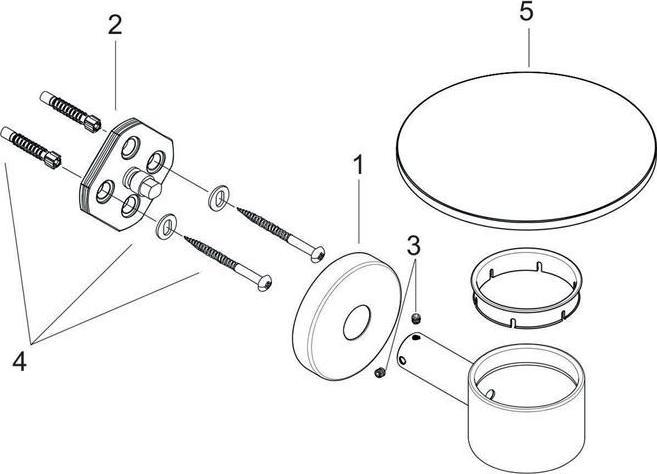 Image du produit hansgrohe HG Porte-savon LOGIS montage mural chromé