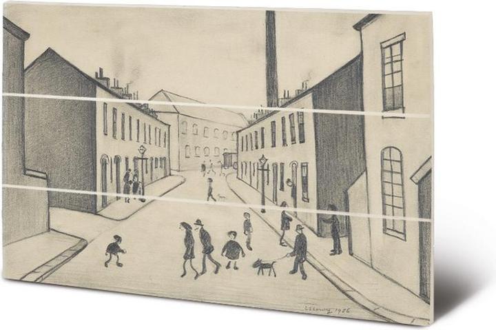 Actual product image L.S. Lowry North James Henry Street Salford 1956 Print