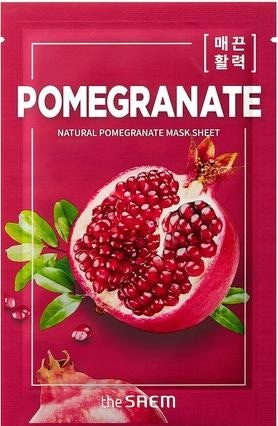 Actual product image The Saem Natural Mask Sheet Pomegranate (21 ml)