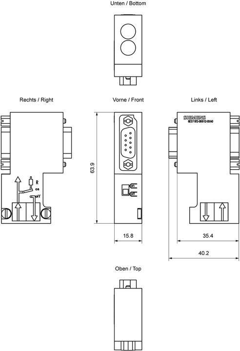 Immagine prodotto Siemens Simatic DP, connettore Bus