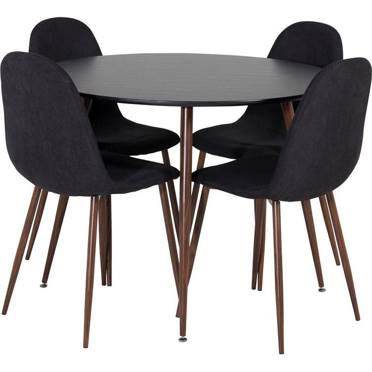 Ebuy24, Esstisch, Essgruppe Plaza 15 (5-teilig) (100 x 100 x 75 cm)