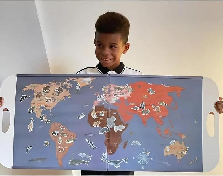 Actual product image Egmont Giant Magnet Game Animals of the World (English, French, German, Italian)