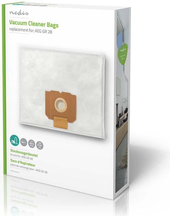 Produktbild Nedis Staubsaugerbeutel AEG G R 28 (4 x)
