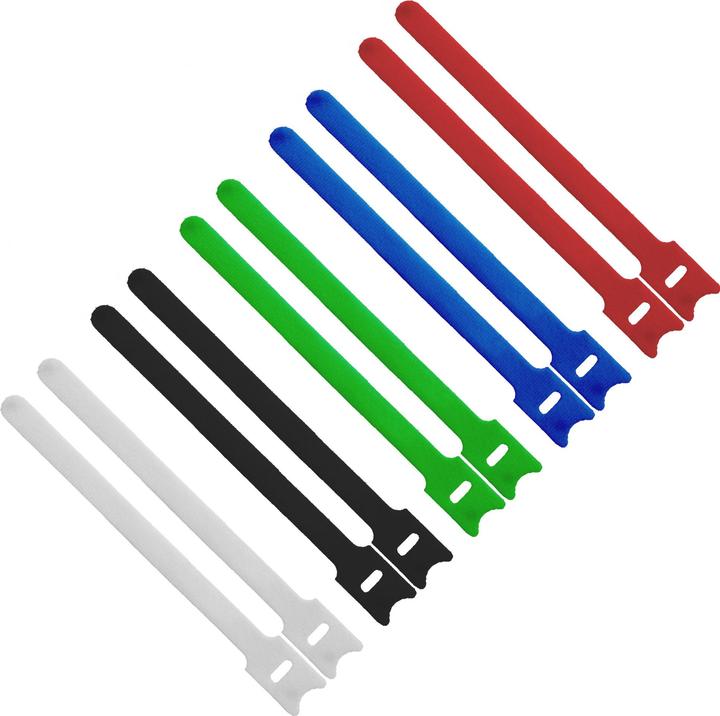 Actual product image InLine Cable tie Velcro fastener (Velcro cable ties, 125 mm, 10 pcs.)