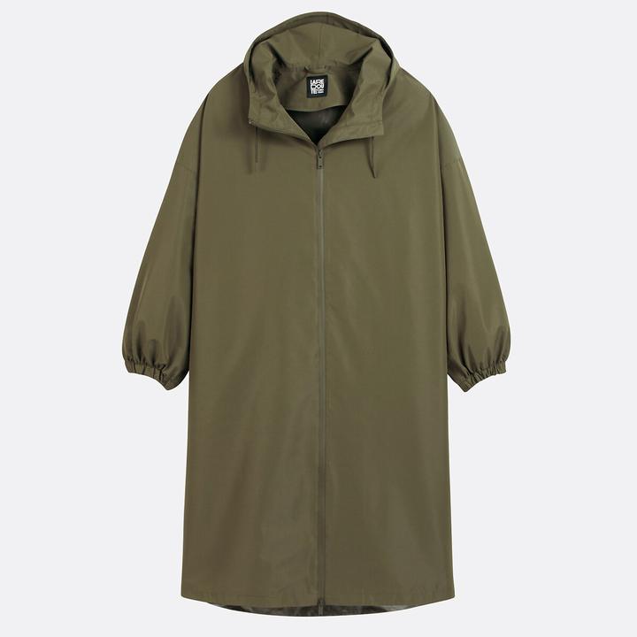 Actual product image La Redoute Collections Oversize Maxi Long Windbreaker mit Kapuze (XL)