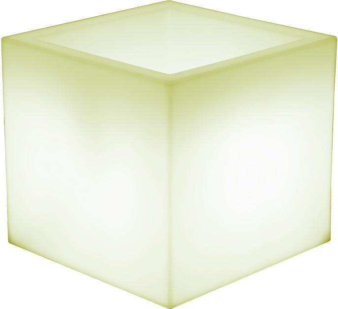 Produktbild Newgarden NARCISO 40 LED Solar Blumentopf beleuchtet für Garten, Balkon + RGB, Akku, Contoller 40x40