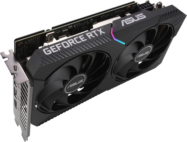 Actual product image ASUS GeForce DUAL RTX 3060 O12G-V2 (LHR) (12 GB)