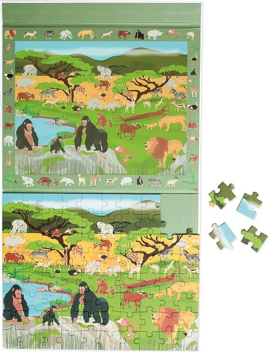 Immagine prodotto Scratch Puzzle magnetico savana grande (80 pezzi)
