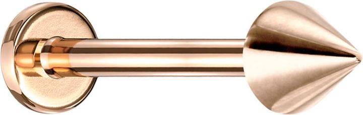 Immagine prodotto Star Piercing Micro Labret oro rosa con Cono (senza ottone, Acciaio chirurgico 316L)