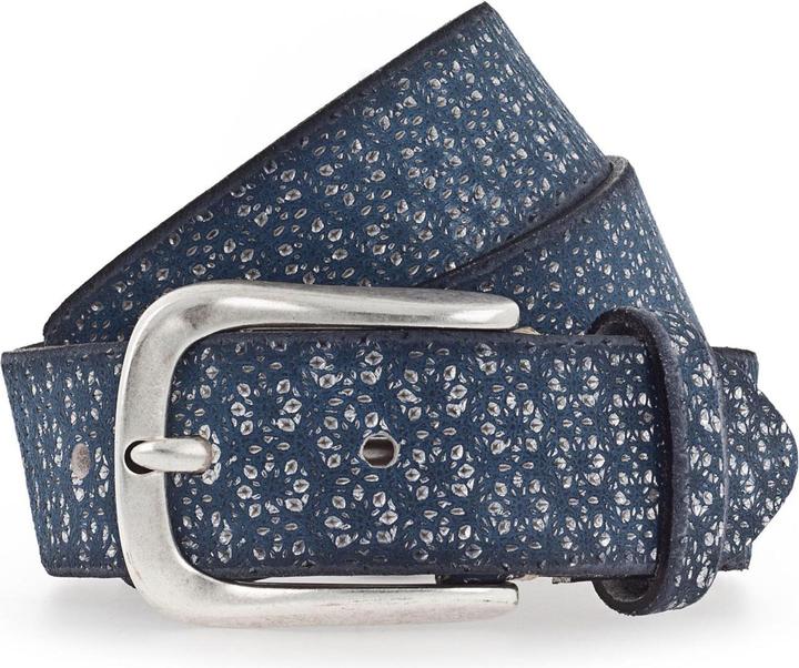 Navy, Silver Metallic