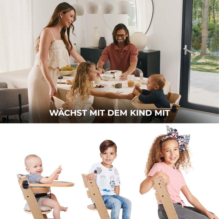 Produktbild KinderKraft high chair ENOCK brown (Hochstuhl)