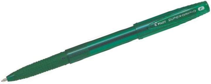 Image du produit Pilot Paquet de 12 stylos SuperGrip 0,7 mm (Vert translucide, 12 x)