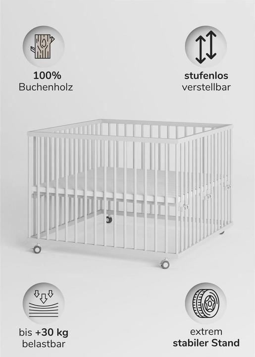 Produktbild Sämann Premium Laufgitter (100 cm, Buche)