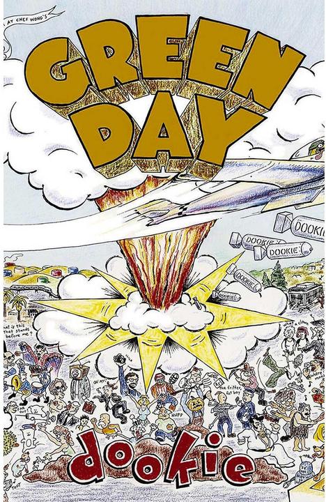 Produktbild Green Day Poster Dookie Stoff (70 x 106 cm)
