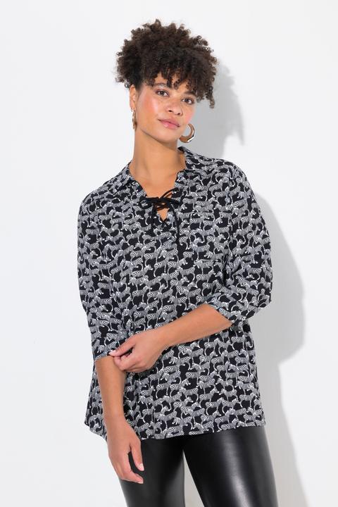 Produktbild Miamoda Bluse, A-Linie, Minimal Zebra-Muster (54)