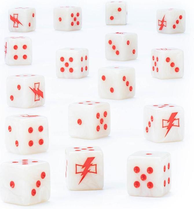 Produktbild Games Workshop Warhammer 40k - White Scar Dice Set