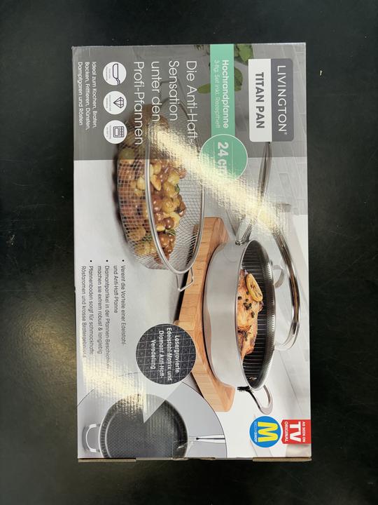 Produktbild Livington Titan Pan (24 cm, Bratpfanne, Edelstahl, Aluminium)
