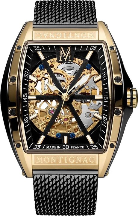 Produktbild Montignac Automatische Uhr Tonneau (Skeleton-Uhr, 2416.50 mm)
