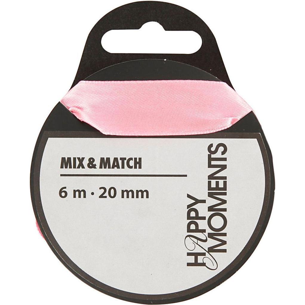 Creativ Company Satinband Hellrot, 15m