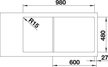 Productafbeelding Blanco Classimo XL 6 S-IF (48 cm, 50 cm)