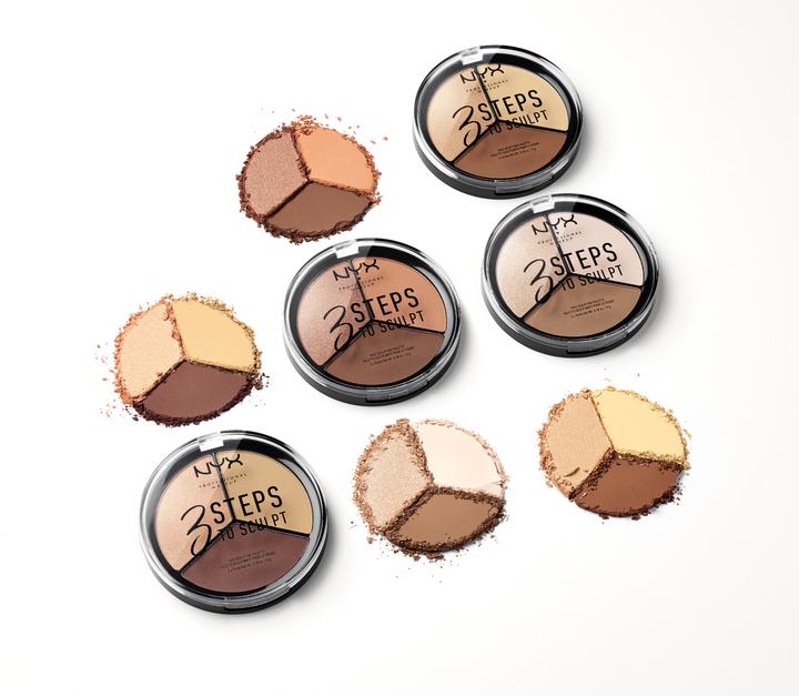Produktbild NYX Professional Make-Up 3 Steps to Sculpt (1 Fair)