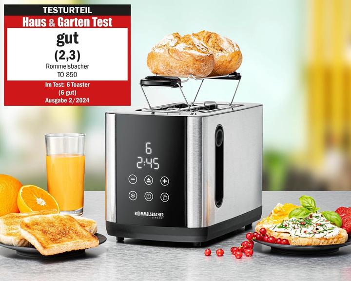 Produktbild Rommelsbacher TO850 Toaster 2-Scheiben