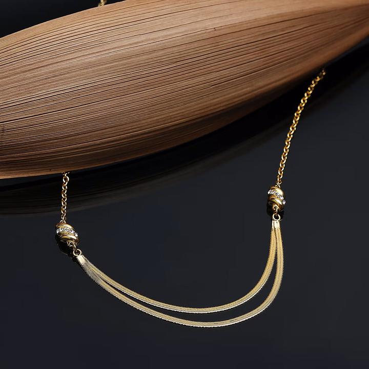 Image du produit Morellato Décent Or Plaqué Torchon Crystal Necklace SAWZ01 (Acier inoxydable)
