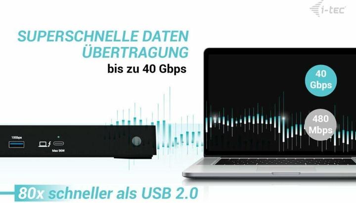 Image du produit i-tec Thunderbolt4 3x écran