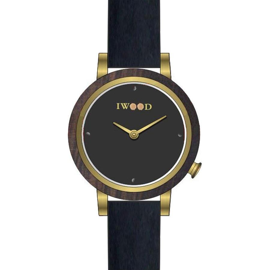 Iwood, Armbanduhr, Echtholz Damenuhr IW18443001