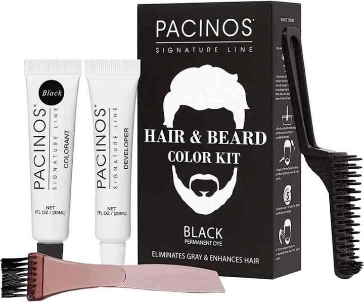 Produktbild Pacinos Signature Line PACINOS Haar- und Bartfärbeset (Noir)